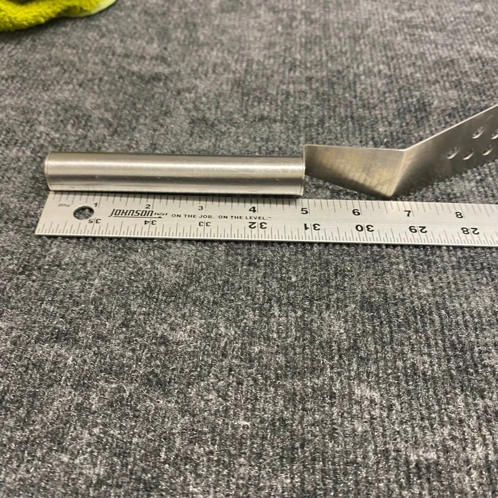 IKEA Stainless Steel Offset Spatula Slotted Turner Perforated Kitchen Utensil